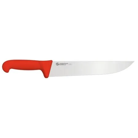 Couteau Boucher Rouge Sanelli 26cm