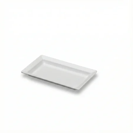 Plateau Mélamine Blanc 580x210x30
