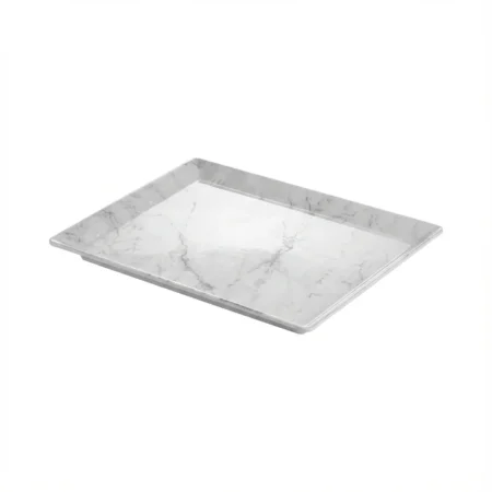 Plateau Mélamine Blanc 300x400x20